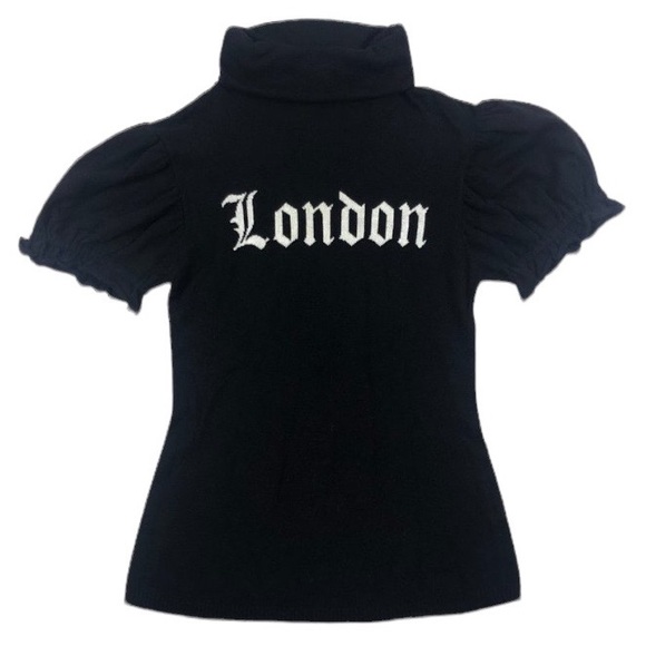 Wildfox White Label London Black Sweater Top Soft S Angora Rabbit Hair - Picture 9 of 15
